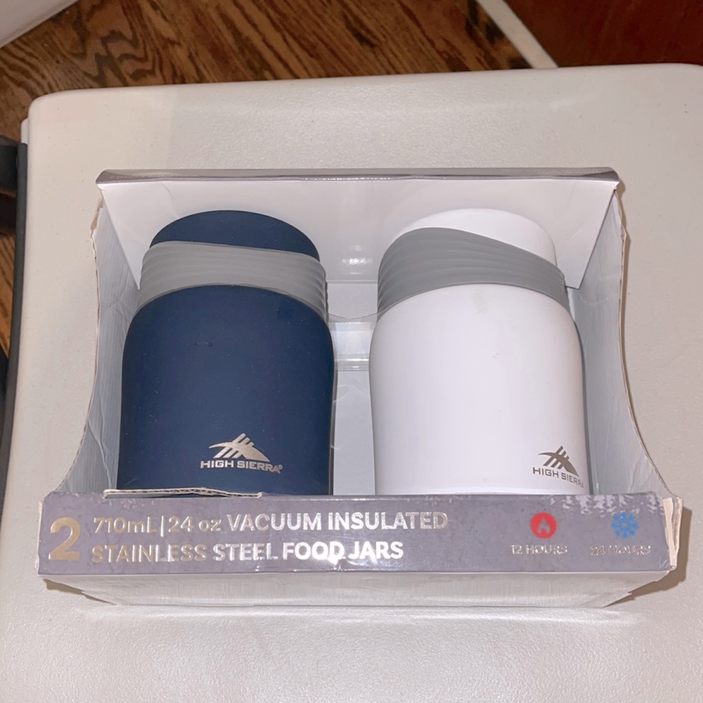 BRAND NEW VACUUM INSULATED JARS